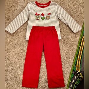 Grinch Christmas Outfit | Boutique - Size 3T